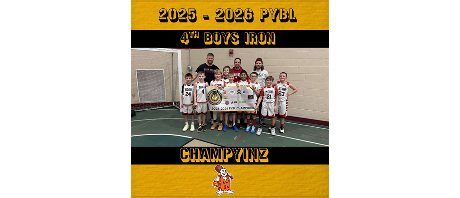 2026 PYBL 4th grade black champs