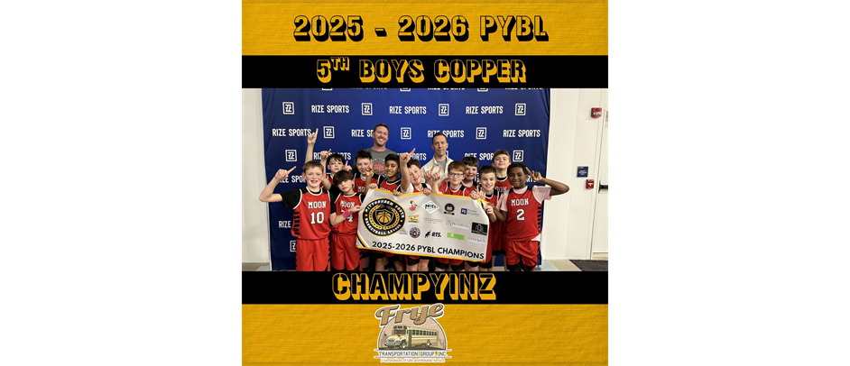 2026 PYBL 5th grade white champs